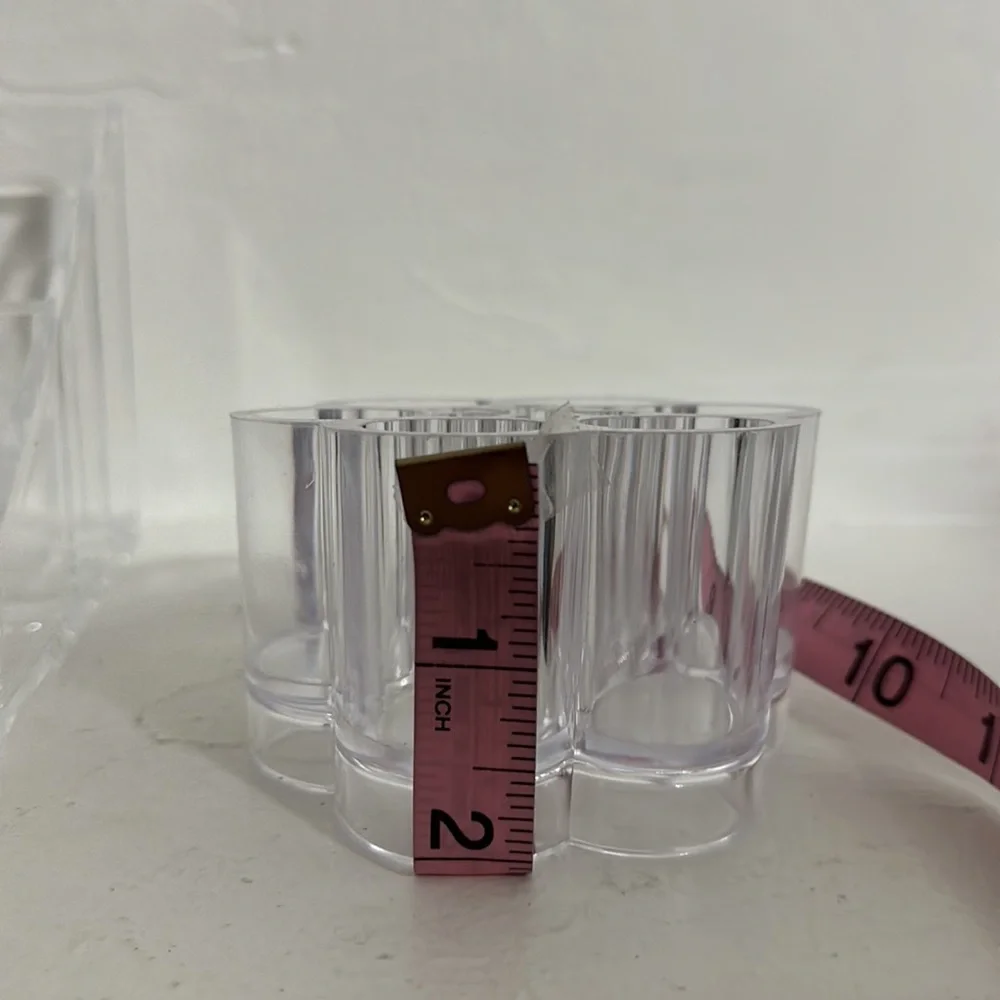 3 pc acrylic cosmetic organizers bundle